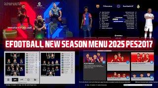 PES2017 | eFOOTBALL NEW SEASON MENU 2025