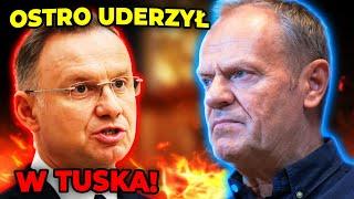 Duda ostro uderzył w Tuska! Mówił o "niepraworządności motywowanej polityczną zemstą"