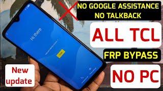 All TCL Frp Bypass Android 11, 12, 13 2024 | Tcl Google Account Verification Lock Remove Without Pc