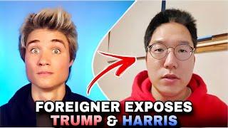 My Experience at Trump/Harris Rallies as a Foreigner… INSANE REACTION