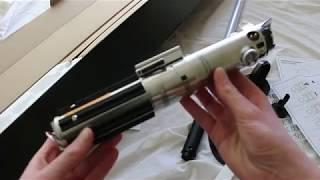 Star Wars Disney Parks Exclusive Rey Lightsaber Unboxing Part 1 D23