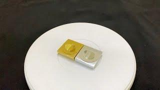 SN 27 Golden Color paperboard box for Silver or Gold Coin Packing | KMC Packaging Coin Boxes