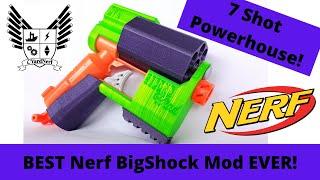 The BEST NERF BigShock mod EVER. 7 shot powerhouse that fits in your pocket! ~ The Second Wind!