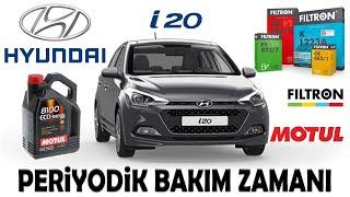 Hyundai i20 Periyodik Bakım Rehberi (Motul Motor Yağı ve Filtron Filtre Seti Değişimi)