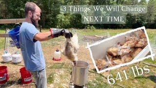 Processing 94 Meat Birds in 1 Day | Jumbo Cornish Cross Broiler Chicken