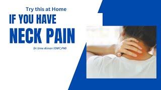 Neck Pain Relief | Easy step for Neck Pain relief at home|