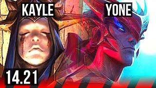 KAYLE vs YONE (TOP) | KR Diamond | 14.21