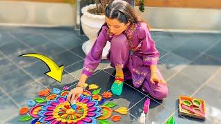 Neetu ki Special Diwali Rangoli  Sasural Wale Khush ho gaye !