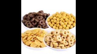 corn flakes breakfast cereals production line