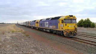 7902V Mildura Container Train At Gheringhap Loop (5/7/2024) - PoathTV Railways