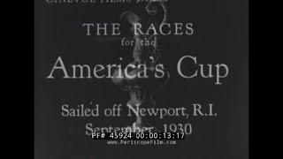 AMERICA'S CUP RACE 1930  THOMAS LIPTON  NEWPORT, RHODE ISLAND  45924