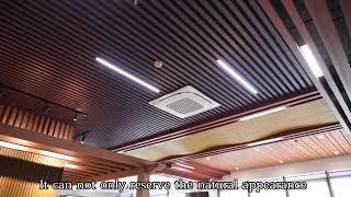 Eco-wood Suspended Ceiling - WPC pvc ceiling to recommend