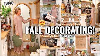 *FALL* HOME DECORATING & ORGANIZATION IDEAS!! 2024 FALL DECORATE WITH ME | ORGANIZING & CLEANING