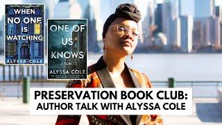 Preservation Book Club Author Talk with Alyssa Cole