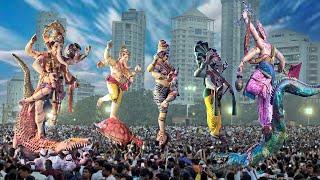 Girgaon Chaupati Ganpati Visarjan | Mumbai Ganpati Visarjan at Girgaon Chowpatty 2023