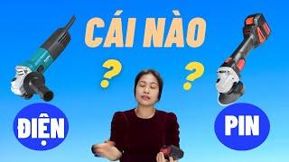 Nên Chọn Máy Mài Pin Hay Mài Điện ??? Điện Máy Huân Liên