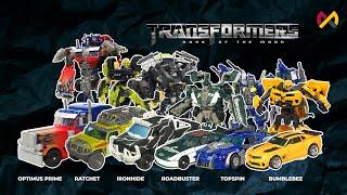 Optimus Prime Ironhide Ratchet Bumblebee Roadbuster Topsin | Transformers Dark of The Moon