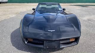 1980 CHEVROLET CORVETTE BLACK ON BLACK 4 SPEED, ONLY 65,000 ORIGINAL MILES