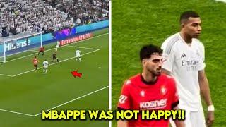 Mbappe was FRUSTRATED with Vinicius' hattrick  | Real Madrid - Osasuna