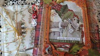 Flip Through Of Christmas Ring Bound Journal 