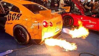 BEST OF Flames & Bangs 2023 ! 700HP Supra, Gintani SVJ, 1041HP GT-R, Anti Lag Golf GTI, Skyline R34