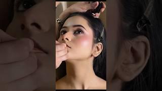 Outer smudge liner with colour with eye makeup | haldi bridal  by Karishma #shorts #bridalmakeup