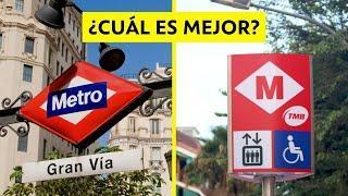 Metro de Madrid vs. Barcelona | Comparación MegaConstrucciones