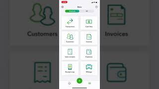 How to add receipts in Quickbooks online /mobile Part 1