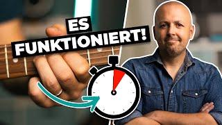 Gitarre spielen lernen in 5 MINUTEN, ohne Vorkenntnisse!