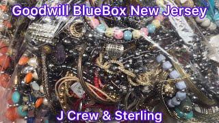 Goodwill BlueBox 5 Pound Jewelry Box NJ Bag So Much Sterling! #jewelry #unboxing #goodwill #vintage