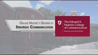 WSU Online MA in Strategic Communication