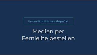 Fernleihe (Interlibrary loan - ordering copies from other libraries)