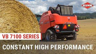 KUHN – VB 7100 series high-performance round balers (in action)