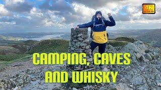 CAMPING, CAVES & WHISKY | Rydal Caves, Loughrigg Fell | Wild camping UK | Tamnavulin whisky review