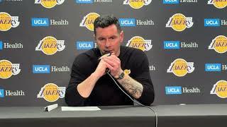 JJ Redick Talks Austin Reaves, Luka Doncic & Dalton Knecht After Lakers Win Over Pelicans
