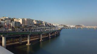 다니자TV 95회 ‍️ 한남대교를 걷다 Walk Hannam Bridge Han River Seoul Korea  2020년 10월