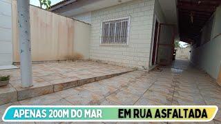 Casa à venda em Itanhaém apenas 200m do mar - 02 quartos - Rua asfaltada