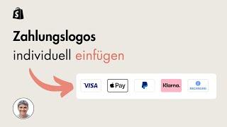 Zahlungslogos Individuell auf Produktseite packen (Shopify Tutorial)