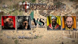 KI-Kampf | Wolf und Schwein ️​ Saladin und Hyäne | Custom AIs | Stronghold Crusader