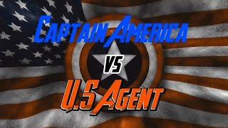 Captain America vs U.S Agent stop motion