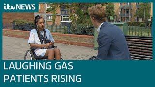 Laughing gas patients growing amid rise in use of larger nitrous oxide cylinders | ITV News