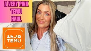 TEMU 90'S VIBE HAUL | THE PINKEST TEMU HAUL EVER | HOTMESS MOMMA MD