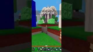 My BEST Ender Pearl Clutch In Roblox Bedwars #Shorts