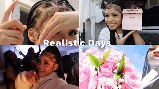 realistic days (unpack w me, party, movies, edge tutorial, chit chat, bowling, etc..)