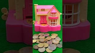 Amazing pink colour random coin collect & the kitchen box open house (JC-1202)#short #shorts