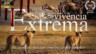 SAVANA AFRICANA | A Migração Mortal: Gnus Contra os Predadores Supremos | Documentário Vida Selvagem