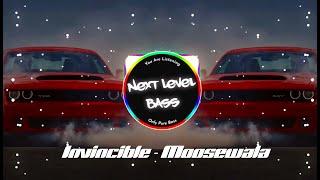 INVINCIBLE (Bass Boosted) Sidhu Moose Wala l Steel Bangelz | The Kidd   New Punjabi Songs 2021