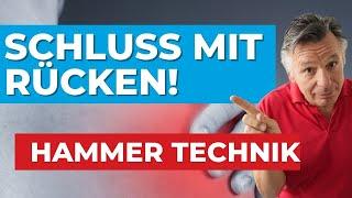 Schluss mit andauernden Rückenschmerzen  Mit dieser Hammer Technik!