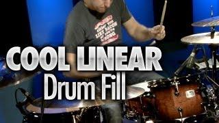 Cool Linear Drum Fill - Drum Lessons