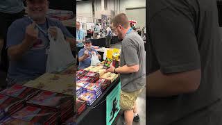 Buying my copies of the Intellivision Revolution and Intelligentvision games at PRGE 2024.